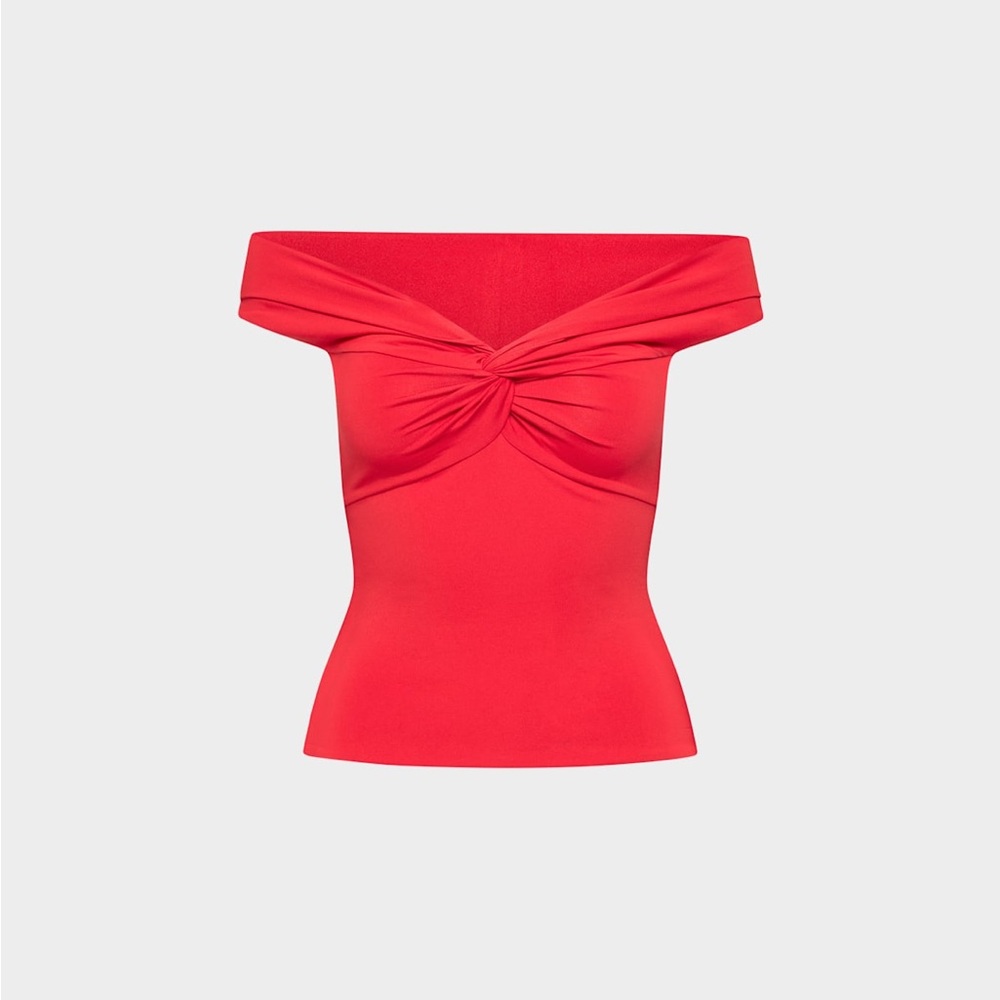 Aritzia Original Contour Twist Off-shoulder Top